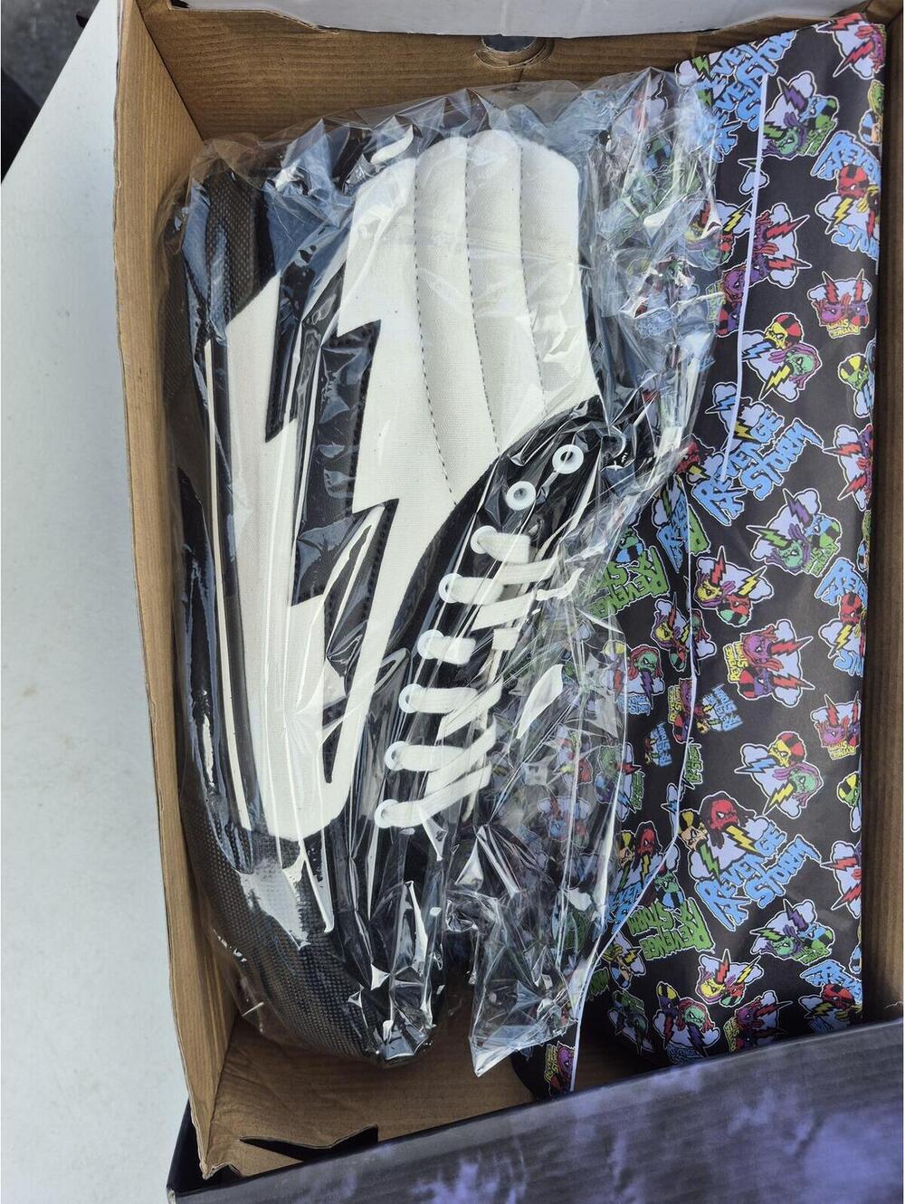 Revenge x Storm Vol. 2 Black White Lightning Sneakers Sz 13
